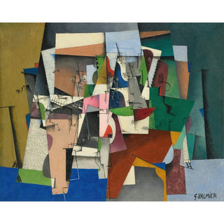 Le Piano - Georges Valmier | Reproduction Tableau Décoration murale affiche copie