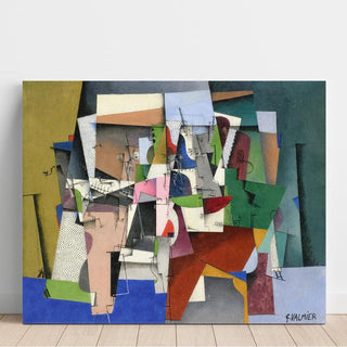 Le Piano - Georges Valmier | Reproduction Tableau Décoration murale affiche copie