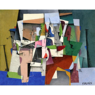 Le Piano - Georges Valmier | Reproduction Tableau Décoration murale affiche copie