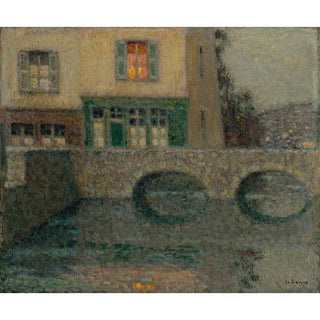 Le Pont - Henri Le Sidaner | Reproduction Tableau Décoration murale affiche copie