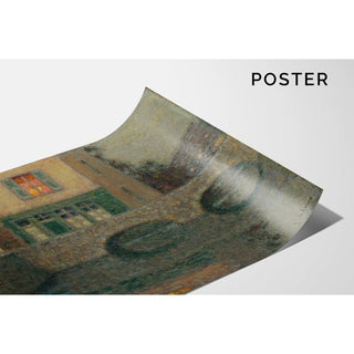 Le Pont - Henri Le Sidaner | Reproduction Tableau Décoration murale affiche copie