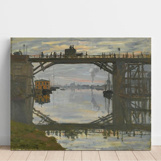 Le Pont de bois - Claude Monet | Reproduction Tableau Décoration murale affiche copie