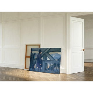 Le Pont de l'Europe - Gustave Caillebotte | Reproduction Tableau Décoration murale affiche copie