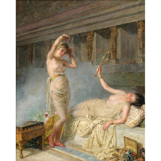 Le Ruban bleu - Raffaello Sorbi | Reproduction Tableau Décoration murale affiche copie