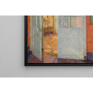 Le Soleil Dans les Vitres - Henri Le Sidaner | Reproduction Tableau Décoration murale affiche copie