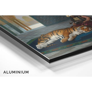 Le Tigre et le Gardien - Jean-Léon Gérôme | Reproduction Tableau Décoration murale affiche copie