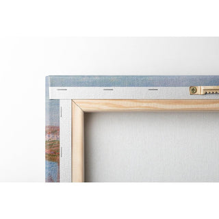 Le Village de Champagne au Coucher du Soleil, Avril - Alfred Sisley | Reproduction Tableau Décoration murale affiche copie