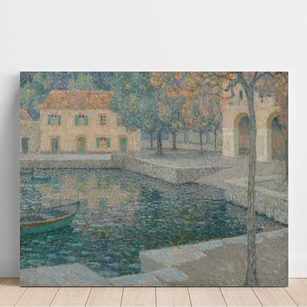 Riproduzione del dipinto Le bassin du refuge - Henri Le Sidaner
