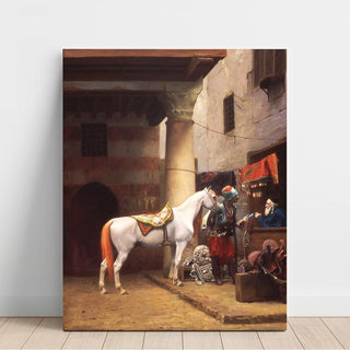 Le bazar de la selle, Le Caire - Jean-Léon Gérôme | Reproduction Tableau Décoration murale affiche copie
