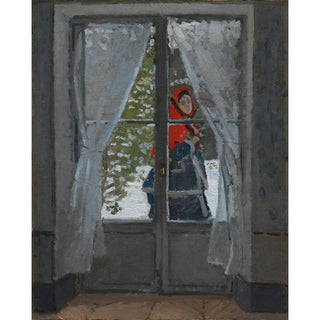 Le foulard rouge - Claude Monet | Reproduction Tableau Décoration murale affiche copie