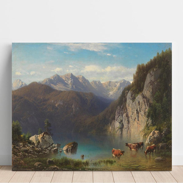 Reproduktion des Gemäldes Der Alpsee bei Hohenschwangau - Carl Millner