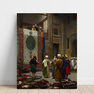 Le marchand de tapis - Jean-Léon Gérôme | Reproduction Tableau Décoration murale affiche copie
