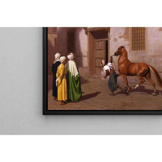 Le marché aux chevaux - Jean-Léon Gérôme | Reproduction Tableau Décoration murale affiche copie