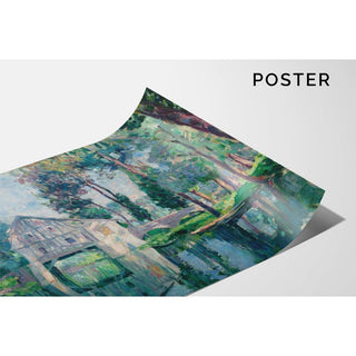 Le moulin - Henri Lebasque | Reproduction Tableau Décoration murale affiche copie