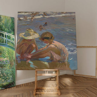 Le pied blessé - Joaquín Sorolla | Reproduction Tableau Décoration murale affiche copie