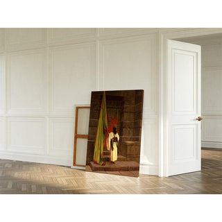 Le porteur debout, déployant le drapeau sacré - Jean-Léon Gérôme | Reproduction Tableau Décoration murale affiche copie