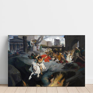 Le saut de Marcus Curtius - Jean-Léon Gérôme | Reproduction Tableau Décoration murale affiche copie