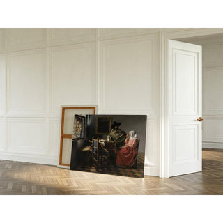 Le verre de vin - Johannes Vermeer | Reproduction Tableau Décoration murale affiche copie