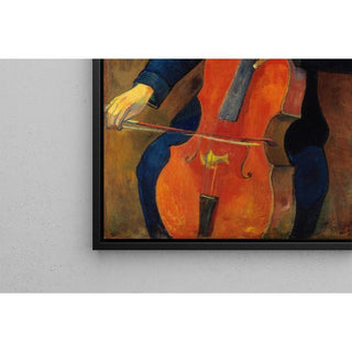 Le violoncelliste Schneklud - Paul Gauguin | Reproduction Tableau Décoration murale affiche copie