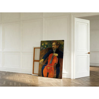 Le violoncelliste Schneklud - Paul Gauguin | Reproduction Tableau Décoration murale affiche copie