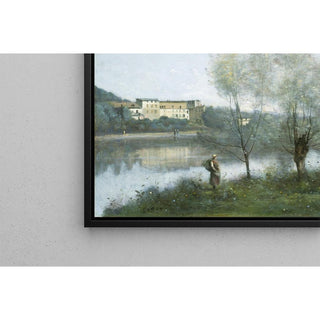 Les Baigneuses de Ville-d'Avray - Jean-Baptiste Camille Corot | Reproduction Tableau Décoration murale affiche copie