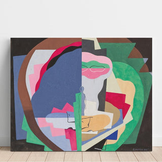 Les Boeufs dans la Montagne #2 - Georges Valmier | Reproduction Tableau Décoration murale affiche copie