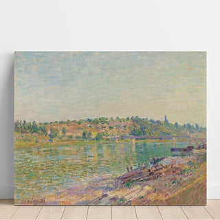Les Coteaux de La Celle-sous-Moret, Vus de Saint-Mammès - Alfred Sisley | Reproduction Tableau Décoration murale affiche copie