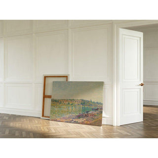 Les Coteaux de La Celle-sous-Moret, Vus de Saint-Mammès - Alfred Sisley | Reproduction Tableau Décoration murale affiche copie