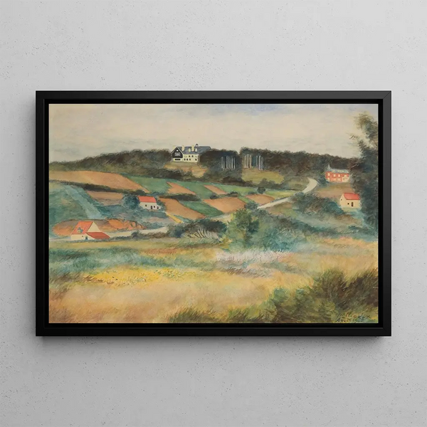 Vista su Sint-Genesius-Rode - Léon Spilliaert — quadro incorniciato alla parete