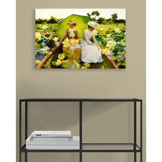 Lotus Lilies de Charles Courtney Curran | Reproduction Tableau Décoration murale affiche copie