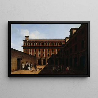 Louis Lopold Boilly - La Prison Des Madelonnettes Rue Des Fontaines.webp