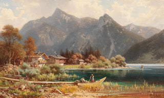 Ludwig Sckell - Summer on Schliersee.webp