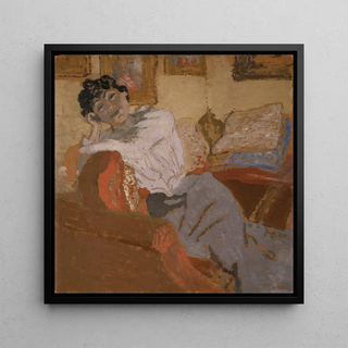Reproduction | Madame Hessel sur le canapé - Édouard Vuillard