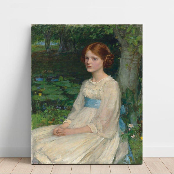 Riproduzione del dipinto Mademoiselle Betty Pollock - John William Waterhouse