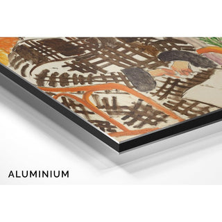 Mademoiselle Matisse en Manteau Écossais - Henri Matisse | Reproduction Tableau Décoration murale affiche copie