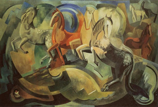 Mainie Jellett - Abstraction of horses.webp