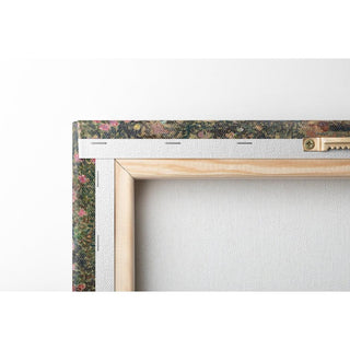 Maison extérieure parmi les roses - Henri Le Sidaner | Reproduction Tableau Décoration murale affiche copie