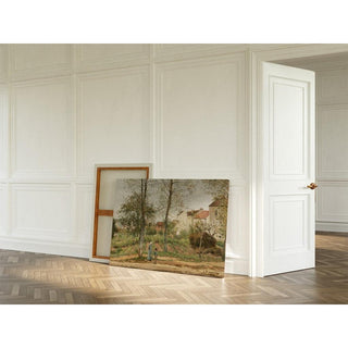 Maisons à Bougival Automne - Camille Pissarro | Reproduction Tableau Décoration murale affiche copie