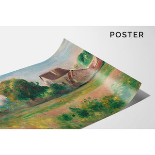 Maisons à Essoyes - Pierre-Auguste Renoir | Reproduction Tableau Décoration murale affiche copie