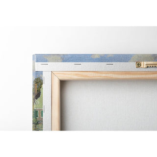 Maisons au bord de la rivière Zaan - Claude Monet | Reproduction Tableau Décoration murale affiche copie