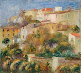 PierreAuguste Renoir - Houses on a Hill Groupe de maisons sur un coteau.webp