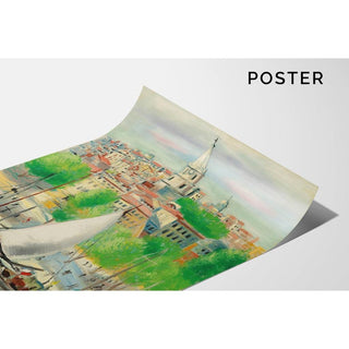 Marseille - Moïse Kisling | Reproduction Tableau Décoration murale affiche copie