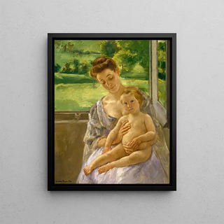 Mary Cassatt - Mother and Child in the Conservatory.webp