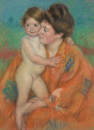 Mary Cassatt - Woman With Baby.webp