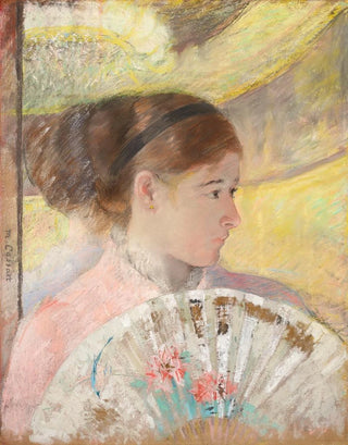 Mary Cassatt - Young Lady in a Loge Gazing to Right.webp