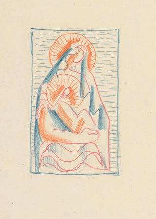 Mikul Galanda - Sketch for Madonna and Child in her Lap.webp