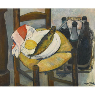Nature Morte au Hareng - Suzanne Valadon | Reproduction Tableau Décoration murale affiche copie