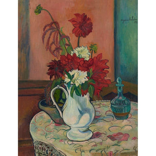 Nature Morte au Vase de Fleurs - Suzanne Valadon | Reproduction Tableau Décoration murale affiche copie