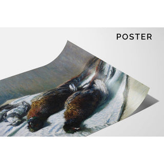 Nature morte avec faisans et pluviers - Claude Monet | Reproduction Tableau Décoration murale affiche copie