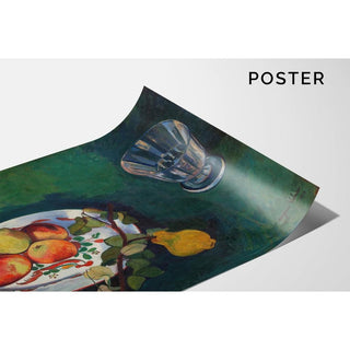 Nature morte avec fruits et verre - Suzanne Valadon | Reproduction Tableau Décoration murale affiche copie